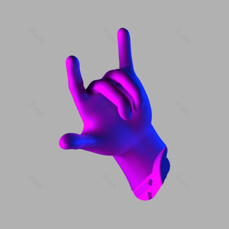 手势图片,街头文化元素,摇滚PNG,免抠素材